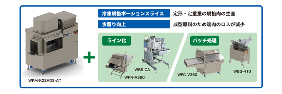 冷凍規格ポーションスライス